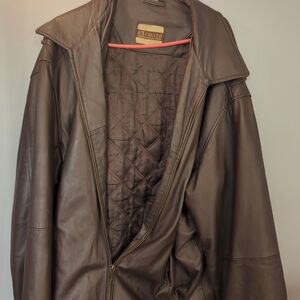 Men's Brown Leather Jacket